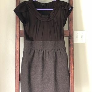 The Limited Dress- tweed Sheath Sleeveless Dress